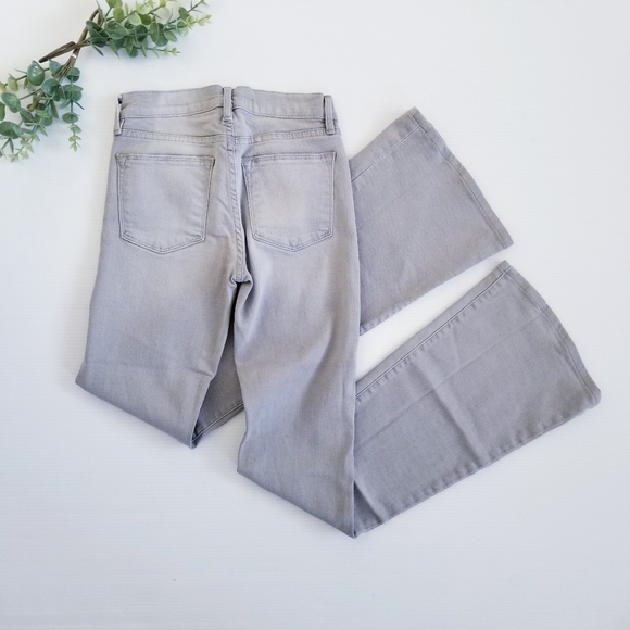 FRAME DENIM Le High Flare Leg Jeans Hardy Grey Light Wash Size 24 - Picture 7 of 16